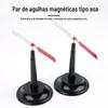 29029 agulha magnética grande em forma de asa agulha magnética em forma de asa um par de compassos equipamento de experimento de física agulha magnética de ensino