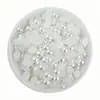 Pérolas artificiais ABS 3-20mm contas soltas semicírculo comum colar de pérolas pulseira de contas feita à mão acessórios de joias DIY