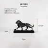 Casa Medieval Italiana Desktop Animal Leão Escultura Artesanato Ornaments de Arte Decorações de Sala de Estar High-End