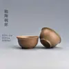 Wg6Q Taza de Té Cerámica Kung Fu Juego de Té Taza de Té Azul y Blanco Taza de Maestro Taza Individual Porcelana Blanca Pintada a Mano Arena Púrpura