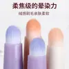 Pincel para Labios con Tapa, Cabeza Redonda Pequeña, Mini Pincel de Maquillaje Portátil de Cerdas Suaves, Pincel para Corrector, Lápiz Labial, Pincel para Labial