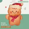 Nueva Serie de Decoración para Fiesta Navideña Mini Muñeco de Nieve, Anciano, Reno, Árbol de Navidad Globos de Papel de Aluminio Serie Navideña