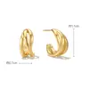 Pendientes Coreanos Casuales Simples de Gama Alta para Uso Diario Versátiles Pendientes para Mujer Pendientes Nuevos de Moda Estilo Frío para Mujer