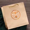 Caja interior octogonal con borde dorado Caja de embalaje para champiñón Morel Caja de regalo universal de acrílico para pepino de mar Qishen Caja vacía