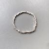 Pulsera Plateada de Nuevo Estilo 2025 para Mujer, Pulsera de Amistad Versátil de Lujo Ligero de Verano, Joyería Simple Vintage al Por Mayor