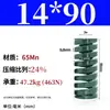Molde de Resorte de Compresión de Primavera Verde Molde de Resorte Doméstico 65Mn Resorte Tf Alambre Plano de Alta Resistencia Compresión Estándar Japonés Resorte Rectangular
