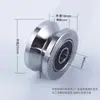 Roda de Trilha de Aço Inoxidável 304 Roda com Rolamento Personalizado Sulco em Forma de H Levantamento em Forma de U Aço em Forma de V Roldana Fixa de Arame de Aço Trilho Guia Guia