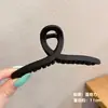 Para cabelos grossos, presilha de tubarão acrílica da moda, presilha de cabelo francesa fofa em formato de coração, presilha de garra com laço elegante para mulheres