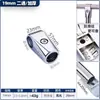 Conector de tubo redondo de acero inoxidable 16253238 mm de dos vías, tres vías, cuatro vías, junta rápida de aleación de aluminio, sujetador de fijación