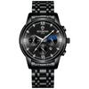 Reloj de Pulsera para Hombre Nuevo Calendario Luminoso Impermeable Reloj para Estudiante para Hombre Estilo Coreano Moda Cuero Genuino Deportivo Cuarzo Reloj Transfronterizo