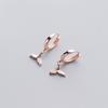 Pendientes coreanos Dongdaemun s925 con hebilla para oreja, estilo coreano, con incrustaciones de diamantes, elegantes, venta al por mayor