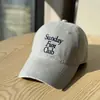 Gorra de Béisbol Suave de Alta Calidad con Bordado de Letras para Mujeres con Circunferencia de Cabeza Grande, Unisex, Versátil, Sombrero de Sol Adelgazante, Moderno