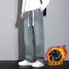 Pantalones Vaqueros Vintage Emperor Paul para Hombre Marca Nueva de Moda Holgados Elegantes Caídos Transpirables con Cordón de Ajuste Pierna Recta