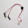 Novo cordão de nylon criativo de desenho animado gatinho rosa corrente para máscara corrente para óculos máscara com fronteiriço