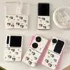 Suéter Creativo con Bolsa Gatito Adecuado para Funda de Teléfono Móvil Huawei Pocket2 Purax Samsung Zflip7/6/4/5/3