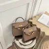 Bolso Kelly de Lichi de Alta Gama para Mujer 2026 Nuevo Bolso de Mano Exquisito Bolso de Hombro Cruzado de Lujo Nicho