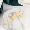 "Niña Camelia" Pendientes Retro de Flor de Camelia Perlada Suave para Mujer, Exquisitos Pendientes de Flor de Rosa de Resina Estilo Té