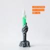 Vela de Halloween Bar de Luz Grande Adereços Decorativos Fantasma de Terror Mão Caveira Lâmpada LED Piscante Eletrônico Abóbora