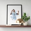 Estrella de Fútbol Messi Messi Póster Jit Dropshipping Comercio Exterior Temujit Dropshipping Lienzo sin Marco