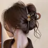 Pinza de Garra Grande para Mujer, Pinza de Tiburón de Alta Gama para la Parte Posterior de la Cabeza, Pinza para el Cabello Grueso, Pasador, Accesorio para el Cabello, Pasador