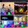 Luzes Flutuantes Solares para Piscina, Luzes de Bola Luminosa Infláveis Transfronteiriças, Luzes Decorativas de Paisagem Aquática Coloridas RGB