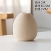 Vaso Cerâmico Artesanal Redondo Fosco Estilo Nórdico Retro Pastoral com Pontos Pretos Ferrugem Casa Simples Retro