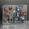 Imanes de Refrigerador Tridimensionales del Sistema Solar de Cristal Ocho Planetas Transfronterizos Adornos de Cristal Cristales de Vidrio Magnéticos Ayudas Didácticas de Astronomía