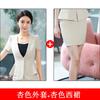 Traje de negocios de manga corta nuevo 2023 ropa de trabajo para esteticista femenina moda de negocios traje para commuters de cuello blanco ol para mujer