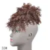 Pelucas Europeas y Americanas al por Mayor de Fábrica para Mujeres, Nuevas Extensiones de Cabello Europeas y Americanas Esponjosas y Voluminosas con Flequillo, Extensiones de Cabello Afro Pequeño Rizado