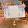 Nuevo tocado de estilo antiguo para niños, disfraz antiguo de princesa, colgante de flor, horquilla, estilo chino, accesorios para el cabello Hanfu para niña pequeña, tocado de flores