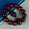 Pulsera de Palo de Rosa con Cuentas de Maitreya Feliz, Pulsera de Mano Personalizada DIY, Artefacto Cultural