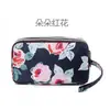 Bolso de mano nuevo moda mujer bolsa para teléfono móvil monedero Mini lona Oxford casual bolso de mano de tres capas
