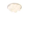 Creme estilo sala de estar lâmpada LED teto lâmpada super brilhante rotacional plástico moderno minimalista quarto estudo combinação