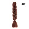 Peluca Africana de Trenza Grande de Seda de Alta Temperatura Cabello de Trenza Jumbo Color Degradado Fibra Química Trenza Grande Rastas Cuerda para el Cabello