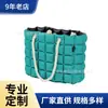 Suministro de Bolsas de Burbuja Inflables de PVC, Bolsas de Hombro Inflables de Dos Colores con Cierre, Bolsas de Compras Inflables de Burbuja, Bolsas de Hombro