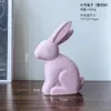 Adorno de Conejo Volador de Madera de Estilo Nórdico para el Hogar, Gabinete de Vino, Decoración de Mueble de TV, Entrada, Regalo de Inauguración de Casa