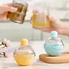 Molde de Bola de Hielo Bandeja de Hielo Redondo para Whisky Forma de Bombilla Hielo en Bola Casero Silicona de Grado Alimenticio Caja de Hielo Fabricador de Cubitos de Hielo