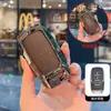 Adequado para Capa de Chave de Carro Jeep Compass Renegade Grand Commander Grand Cherokee Bolsa de Chave com Luz Grátis
