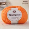 Hilo de lana mezclada, hilo de grosor medio para tejer a mano, hilo 212 para bufandas, suéteres y pantuflas de tejido DIY