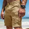 AliExpress Amazon Transfronteiriço Comércio Exterior Mais Vendido Roupa de Trabalho Shorts Casuais Masculinos Soltos Modernos de Verão Shorts de Cinco Pontos