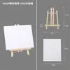 Mini caballete de escritorio trípode de madera soporte de exhibición plegable pequeño marco para pintura al óleo arte infantil tablero de dibujo pequeño