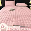 Protetor de Colchão de Veludo Leite Almofada Macia Doméstico Espessado Dormitório Estudantil Roupa de Cama Adição de Cobertor de Lã para Inverno Protetor de Colchão para Uma Pessoa