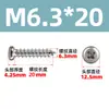 Tornillo autoperforante de cabeza redonda cruzada M3.5-m6.3 acero inoxidable 316 cabeza plana dientes para madera autoperforante cola puntiaguda venta al por mayor