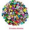 Enfeites para Tamancos Amazon com Desenhos Animados, em PVC e Borracha Macia, para Decoração e Faça Você Mesmo.
