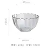 Tigela de vidro transparente tigela de salada tigela grande para vegetais e frutas tigela de sobremesa para uso doméstico tigela prato louça criativa personalizada