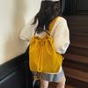 Mochila de Grande Capacidade Feminina 2025 Nova Leve Saco Balde Saco de Cordão Estudante Universitário Ruiying Mochila de Viagem