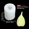 Molde de Silicona de Frutas Simuladas (Manzana, Plátano, Fresa, Mora), Decoración para Hornear Postres de Frutas 3D, Molde Squishy