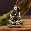 Atacado de Peças de Cobre Antigas Colecionáveis, Estatueta Jigong para Meditação, Ornamento Jigong de Latão Puro Estilo Vintage, Peças de Cobre Artesanais