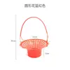 Cesta de Flores para o Festival Qingming Atacado Plástico Varredura de Túmulos Memorial Plástico Cesta de Flores Portátil