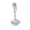 Piercing para ombligo colgante de circonia europeo y americano transfronterizo, uña exagerada de calle americana de acero inoxidable, fábrica al por mayor en stock